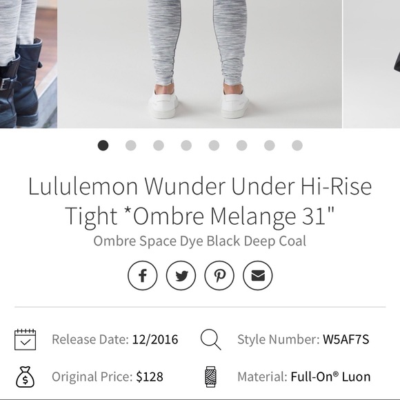 Lululemon Wunder Under HR Leggings - Picture 9 of 11